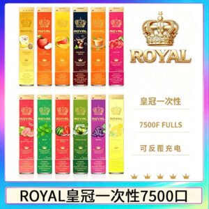 ROYAL皇冠拋棄式電子煙一次性7500口